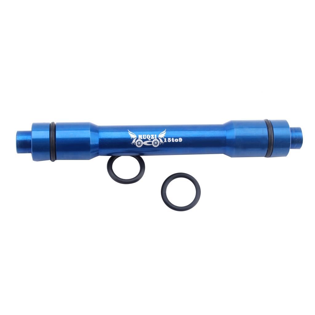 Bike Bicycle Front 15mm Thru Axle to Standard 9mm Seat Adapter