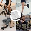 10Pairs Men Black White Grey Towel Bottom Sweat Absorbent Anti Odor Breathable Non Slip Ear Loop Short Socks for Running Sport