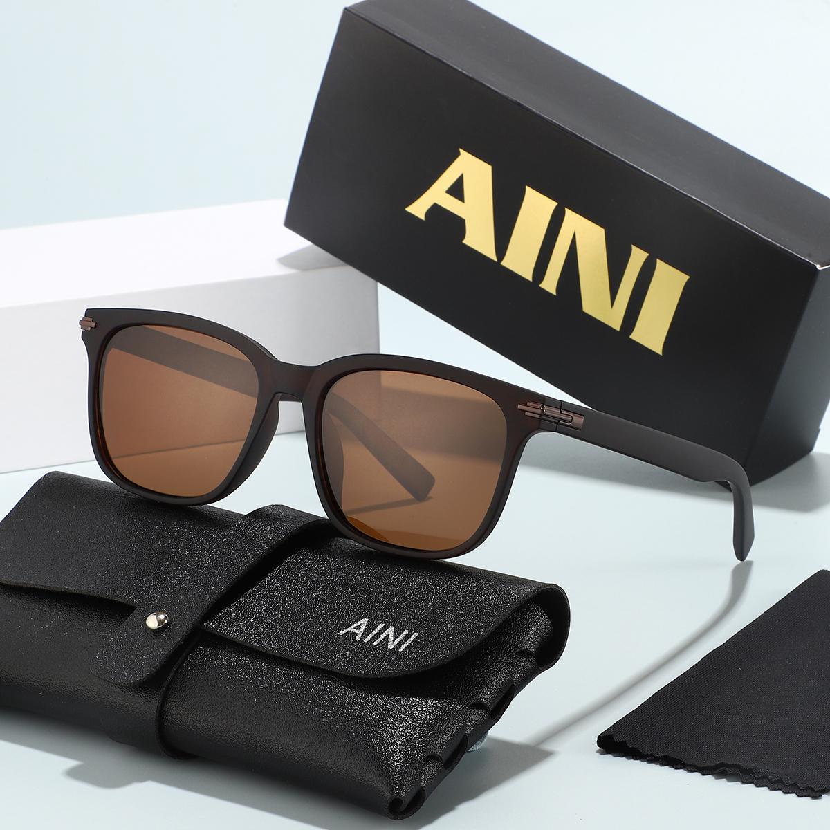 Men s Retro Polarized Sunglasses UV Protection Fashionable Summer Trendy Eyewear European American Style Sun Shading Versatile