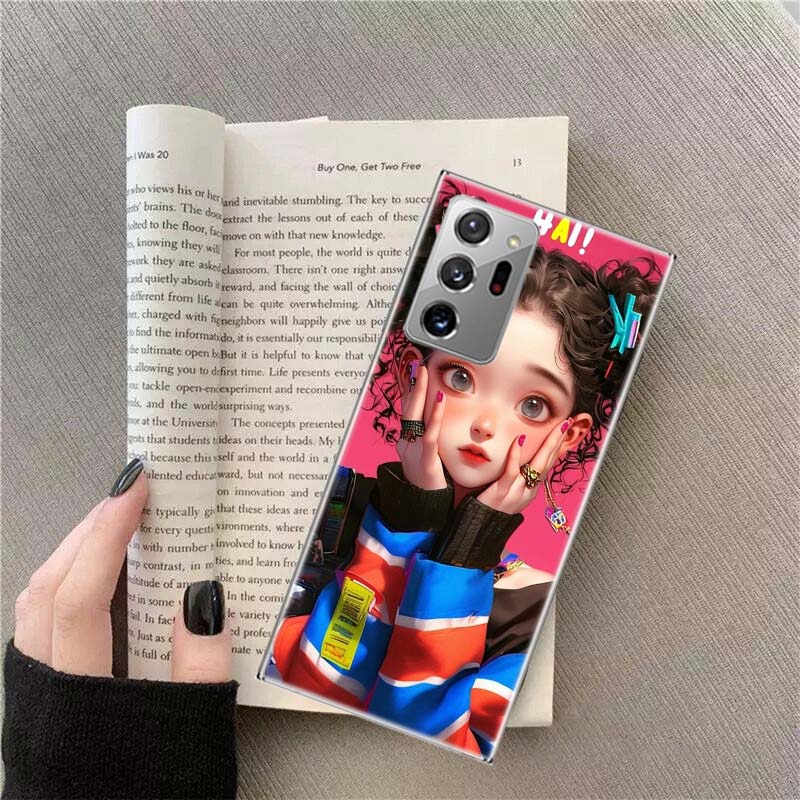 Youthful, Lively, Fashionable Girl Phone Case for Samsung A17 A37 A57 A54 A14 A24 A34 A07 A04S A02S A12 A22 A32 A52S A16 A26 A36