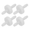 12PCS Aquarium Check Valve Ozone Resistance Oil Resistant One Way Air Valve PP Check Valve for Fish Tank Chemical
