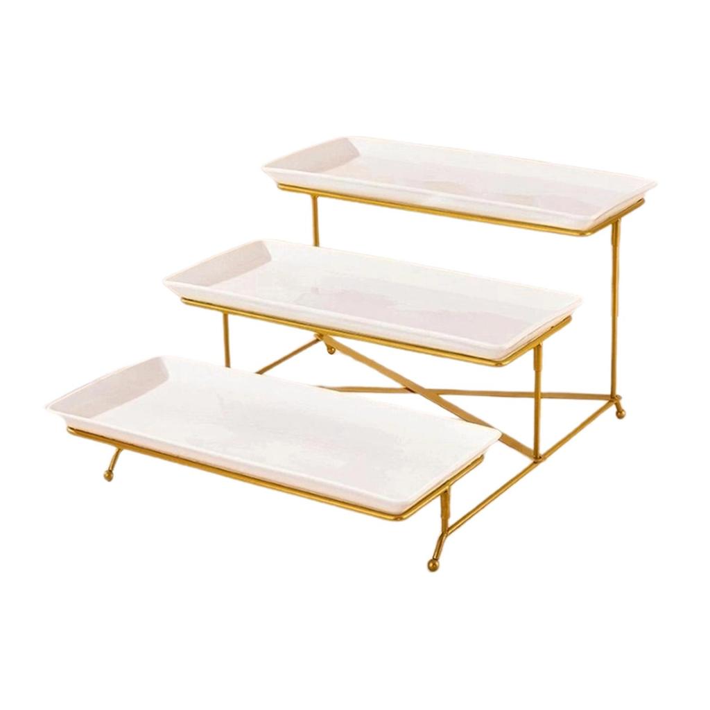 3 Tier Cupcake Stand Dessert Server Display Holder Home Decor Multipurpose Table Set Tiered