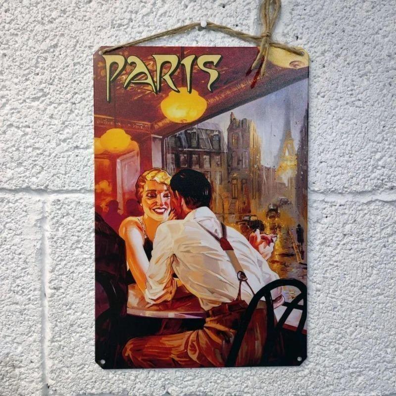 Venice Tourism Metal Poster, Vintage Travel Wall Art