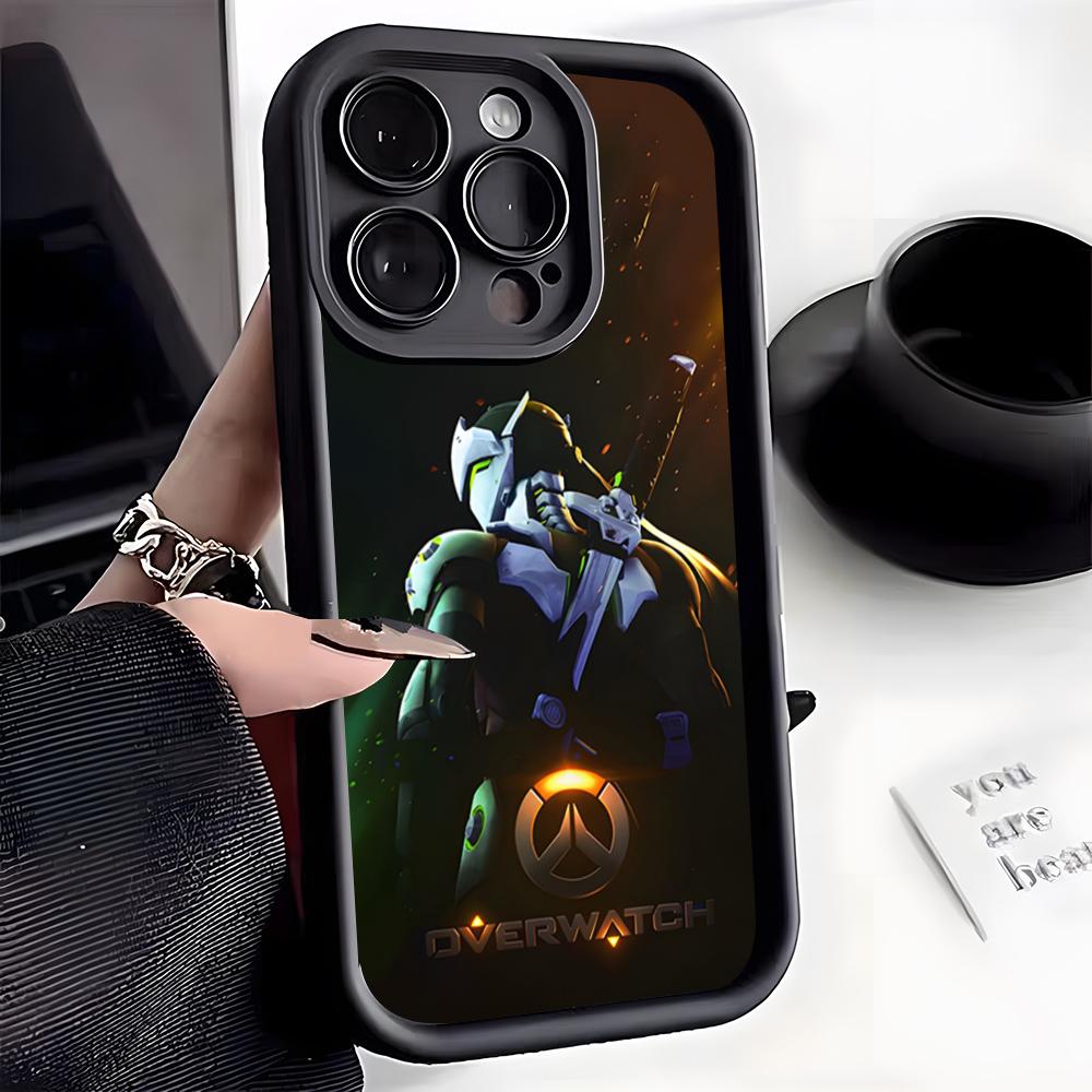 O-Overwatch Phone Case For IPhone 17 Pro Max 16 15 14 Pro Max IPhone 13 Pro Max 11 Plus Silicone Cover