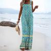 Tuta da Donna Pantaloni Moda Casual Tasche Laterali Stampa Floreale Tuta