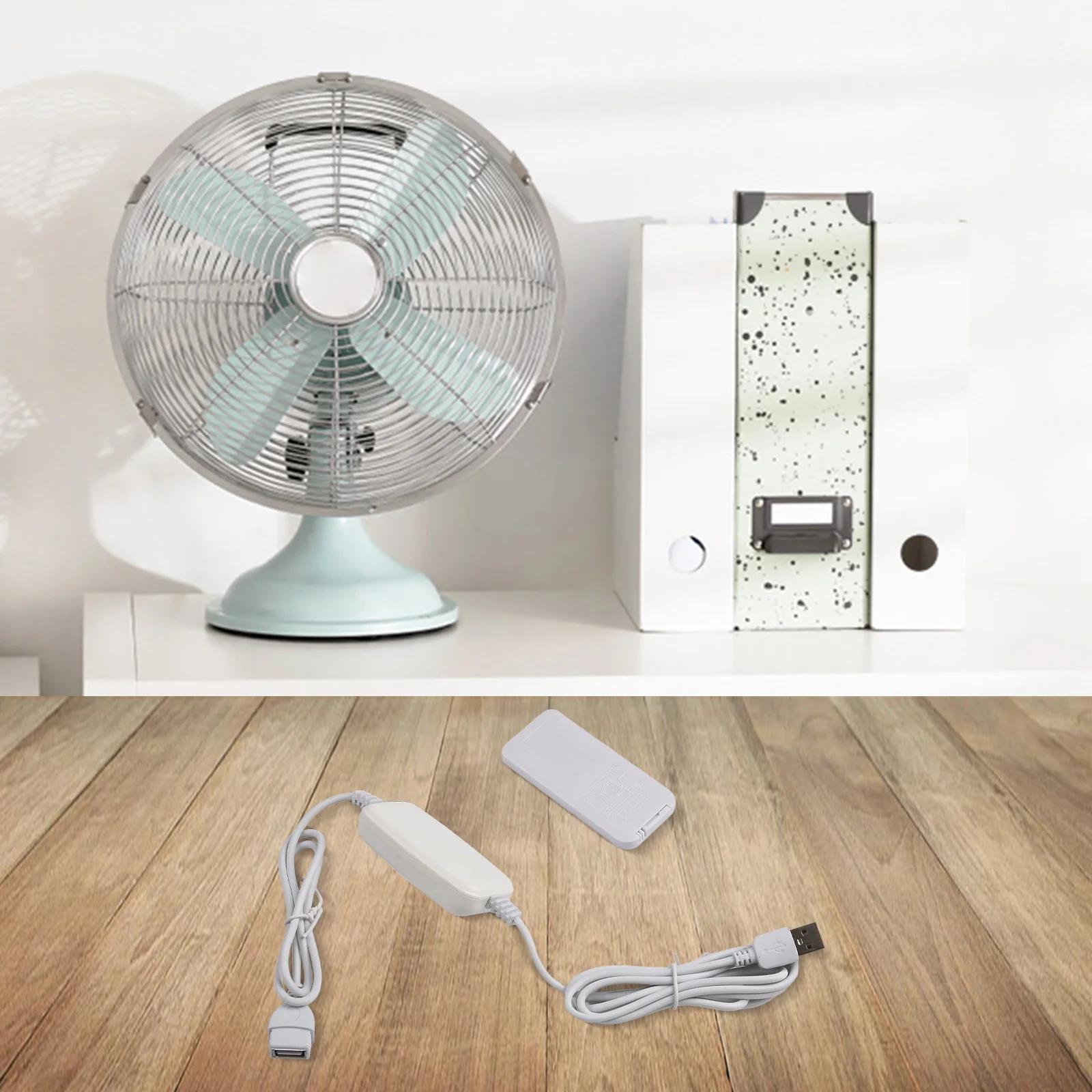 

For USB Powered Fan And Light Controller With Timer Switch 2m Extension Cable For Adjustable Speed And Remote Use China Mainland