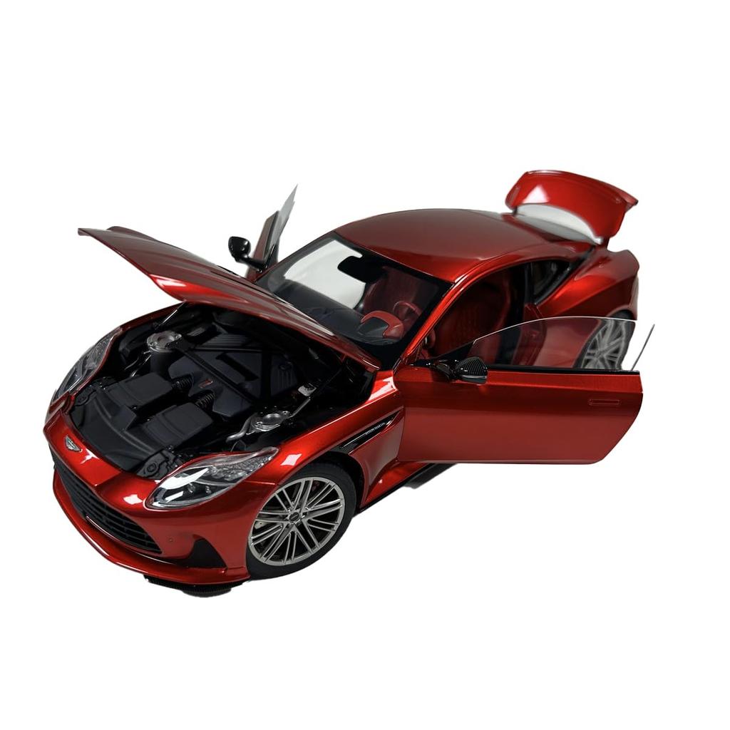 FREESTYLE XiaoGuang MODEL Scale Aston Martin DB12 2024 Interchangeable Finished 1/18 (Includes Wheels, Red, Product, 8241221R)