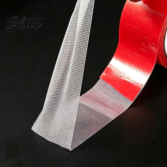 Doppelseitiges Klebeband Stoff Hochleistungsband Doppelseitig 5/10/20M Schwer Wasserdicht Gitter Handwerk Haftung für Vorhänge Teppiche und Zuhause