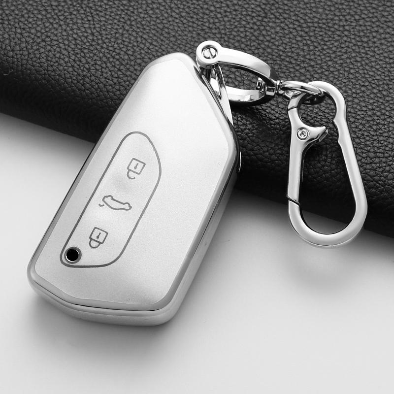 Soft Tpu Car Key Case Cover Shell Fob For Vw Volkswagen Golf 8 Mk8 Id3 Id.4 Cupra Skoda Octavia A8 Seat Leon Mk4 Accessories
