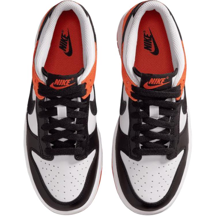 Nike Dunk Essential Comfortable Low Top Kids Skate Shoes Kids Sneaker White Black Orange IQ2755102