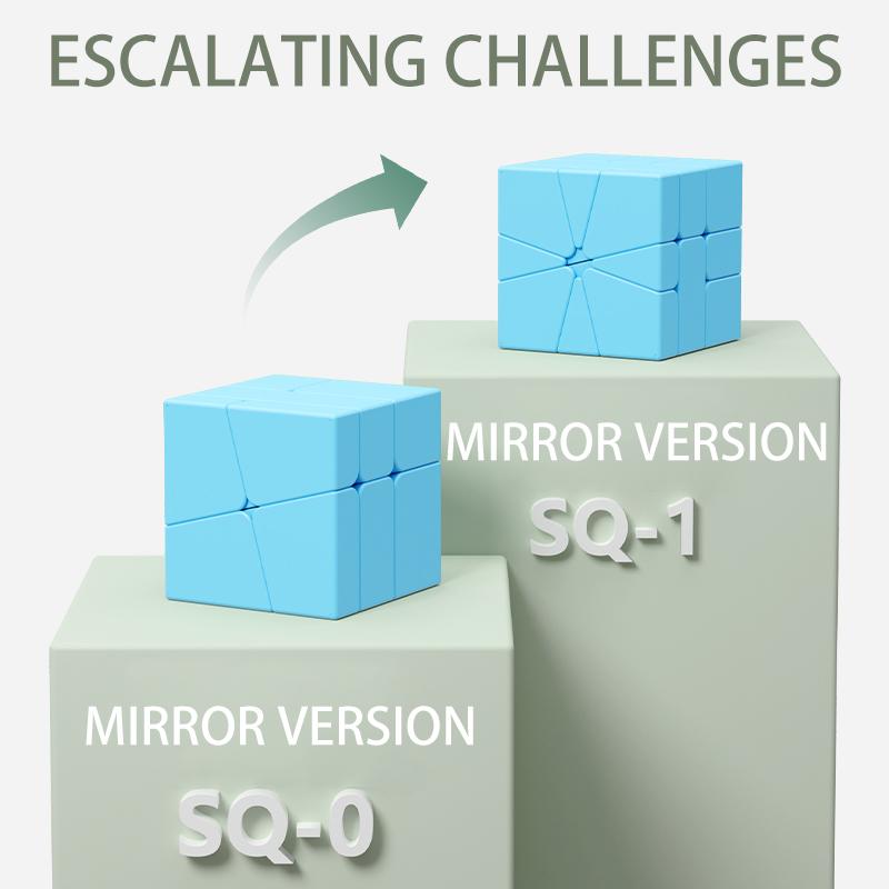 Sengso Speed Cube 3X3 Mirror Sq-O Sq-1 Stickerless Magnetic Competition Beginner Square-1 Special-Shape Professional Cubes