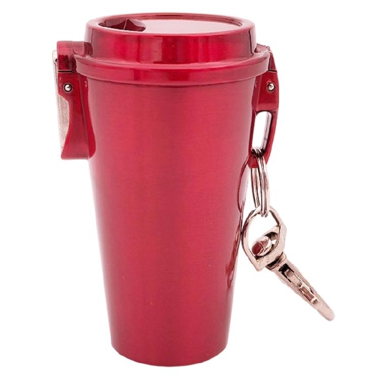 Portable Ashtray with Keychain Sealed To Contain Odor Perfect For Hiking Trip Camping Travel Use