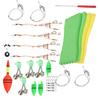Portable Fishing Gear Set Line Board Lure Bait Hook Detacher Small Bell Tackle Kit Fishing Accessories