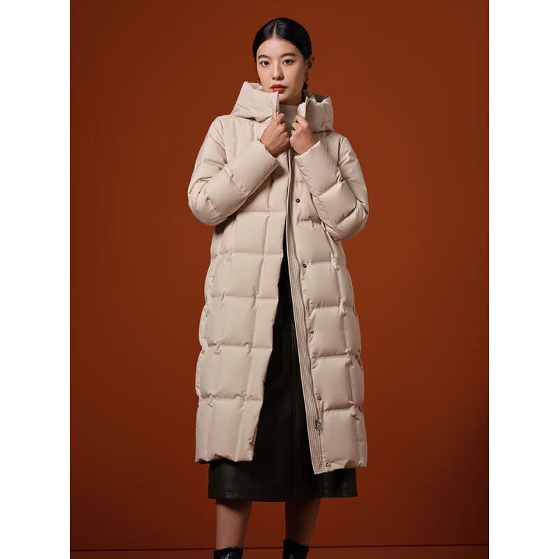 

Tanboer Women s Long Hooded Goose Down Jacket 170