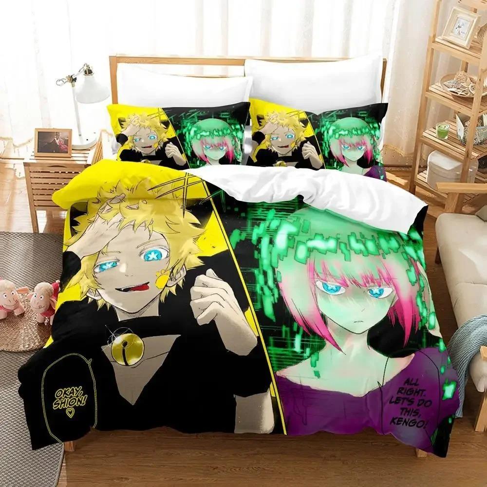 Ny Yozakura Mission Sängklädesset Enkel Twin Full Queen King Size Sängset Vuxen Barn Sovrum Påslakanset Anime Lakan Set