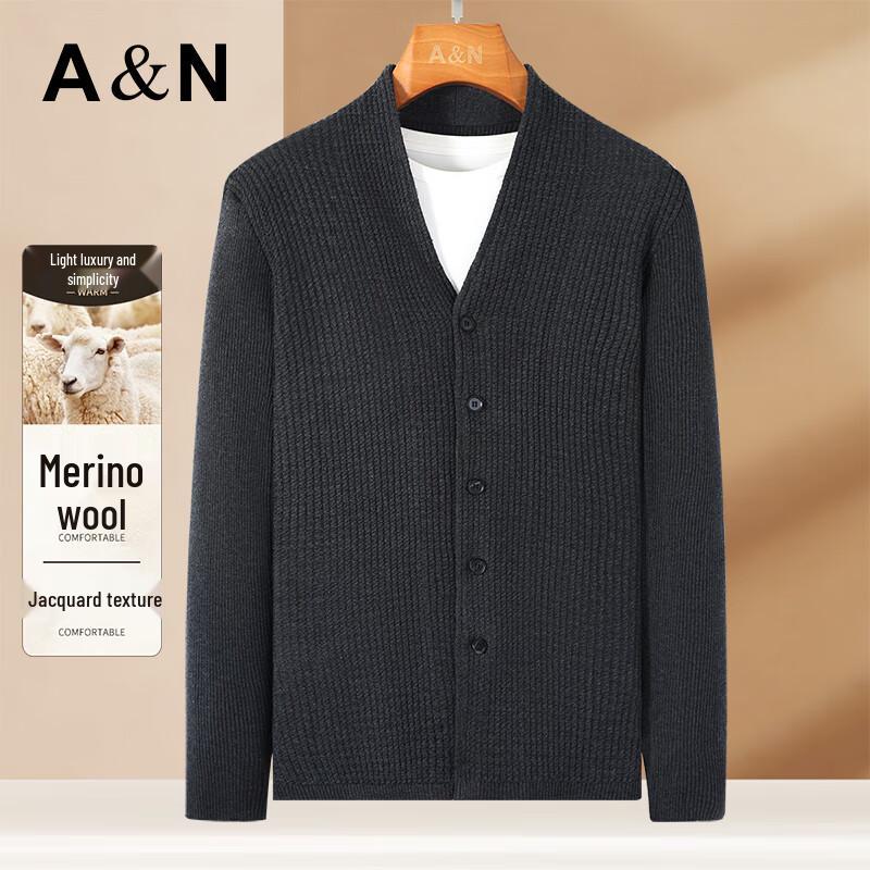 

Antonio Men s V-Neck Wool Blend Cardigan 3XL / 56