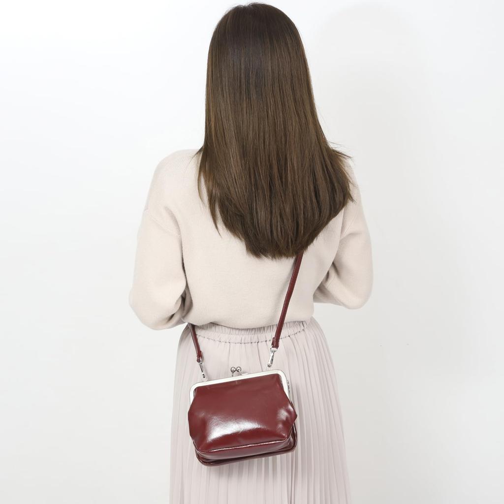 Fabram Leichte Mini-Schultertasche für Damen mit Verschluss, Kleine Umhängetasche (Kokosbraun)
