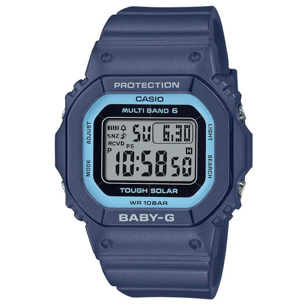 

[Casio] Часы Baby Gee с радио на солнечных батареях BGD-5650-2JF женские, синие