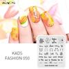 kads Fashion 050 Nail Stamping Plate Cute Words Image Design Manicure Stamper Nail Art Nail Accessories Stamping Printer