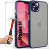 Protective Case - iPhone - 14 - Silicone - Shockproof - Navy Blue