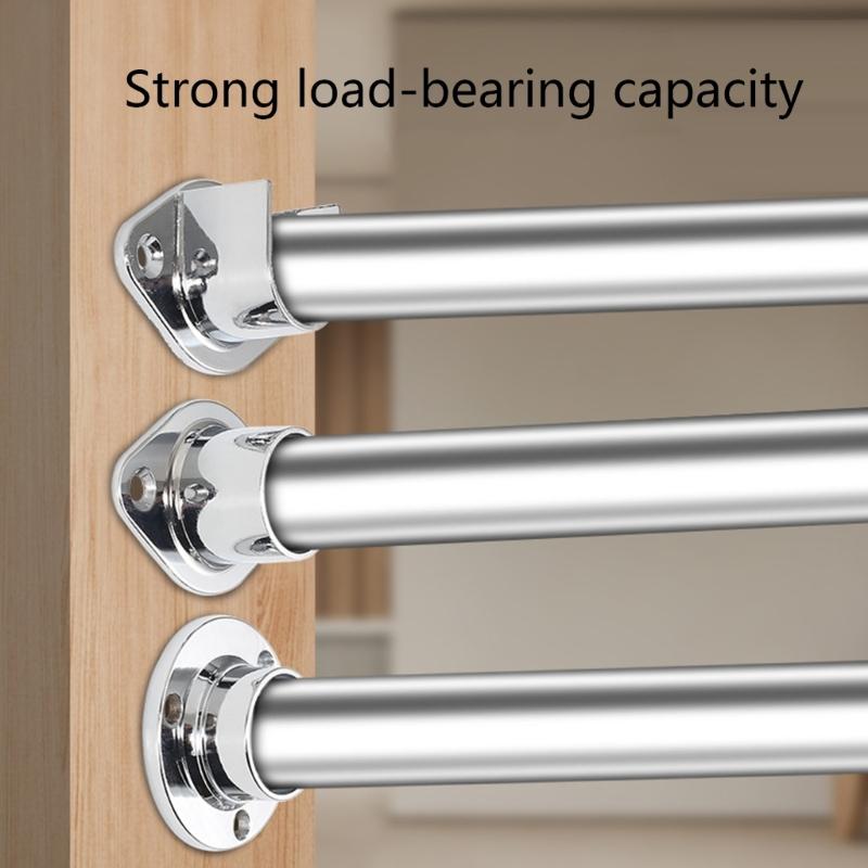 Closet Rod Sockets Wardrobe Bracket for Curtain Closet Rod Flange Socket set