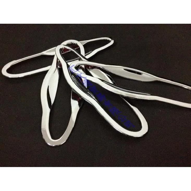 For Jeep Cherokee Limited 2015-2018 2017 2016 Car Styling Accessories ABS Chrome Door Handle Bowl Cover Cup Cavity Trim