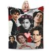 Timothe Chalamet Merch Blanket Lightweight Warm Throw Blankets for Sofa 50x60 Inches Multisize Bedspread