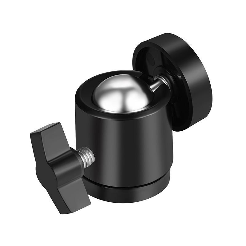 Universal Metal Mini 360° Pan Tilt Head Tripod for Mobile Live Streaming