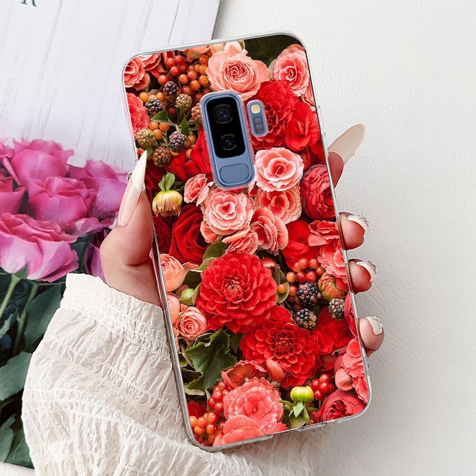 For Samsung Galaxy S9 Case SM-G960F Cute Cat Painted Cover Soft Slim Phone Case For Samsung S9 Plus S 9 Galaxy S9+ SM-G965F Bags