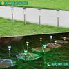 Solar Powered Stainless Steel Garden Lights Waterproof Outdoor Pathway Lighting Auto On/Off Landscape Yard Decor Solar Power