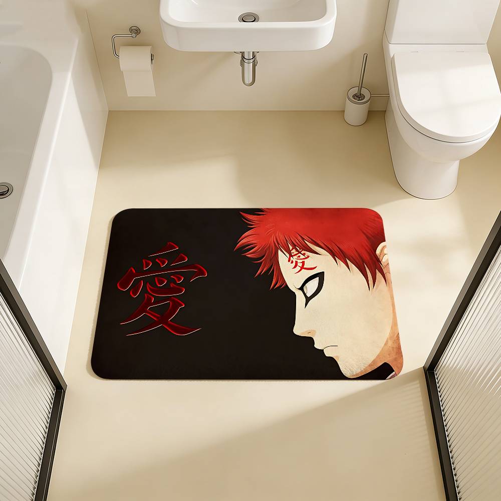 Anime G-Gaara Entrance Door Mat Nordic Style Home Doormat Bathroom-Toilet Mats Bedroom Hotel Decor Mat