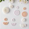 Ear Rings Epoxy Mould Bohemian Geometric Earrings Mold Handmade Ear Pendant Silicone Molds for Craft Enthusiasts