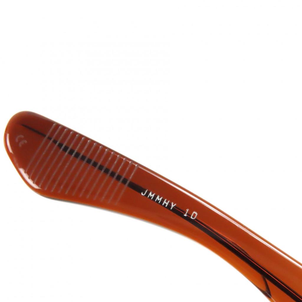 Excellent JACQUESMARIEMAGE Sunglasses HEYWOOD HICKORY Clear Brown Mens JMMHY1D Used