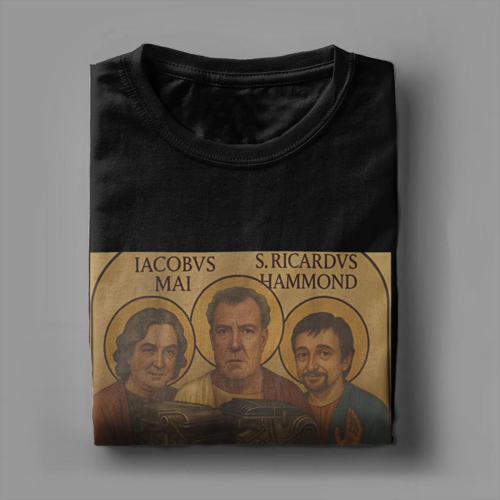 Jeremy Clarkson Protect Us From Electric Motors Tshirts Men Cotton Tops Funny Hammond May Round Neck Short Sleeve