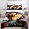 Custom Textile Thunder Cat Bedding 3 Piece Set HD Print Duvet Cover Pillowcases for Teens Adult Bedroom Decoration