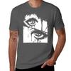 Anime Goth Girl Eyes Tshirt Urban Casual Loose Fit Tee