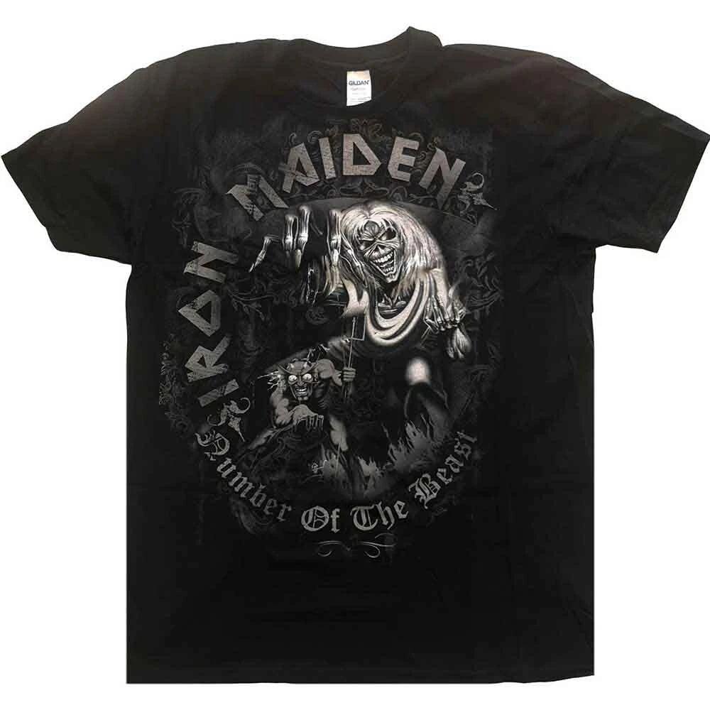 

Iron Maiden The Number Of The Beast Black Kid s T shirt - NEW M