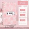 Password Lock Savings Wallet Notebook Waterproof Design Budget Planner Pockets  Girls Use