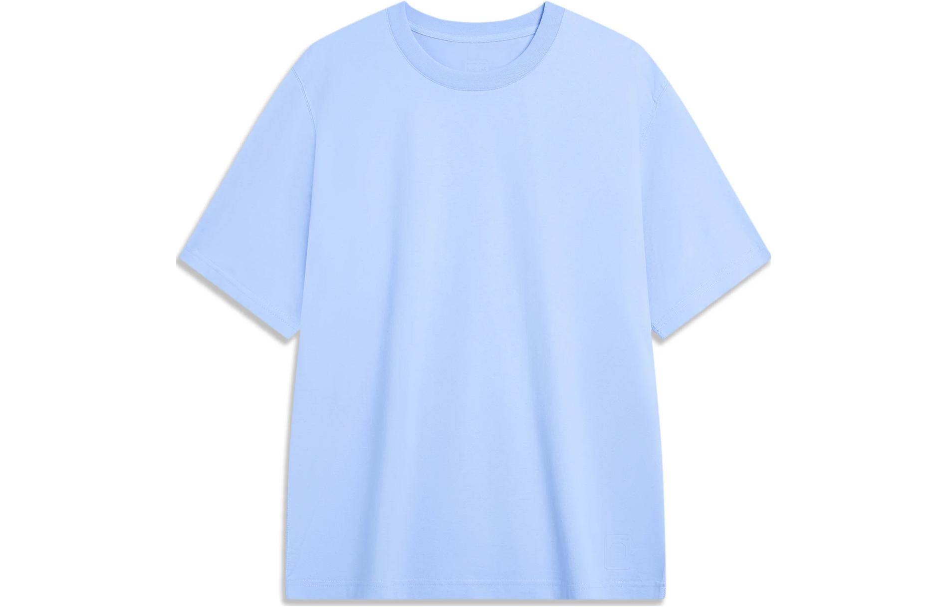 Li Ning T Shirt Men s Glacier Gray Blue AHST587-2 XXL