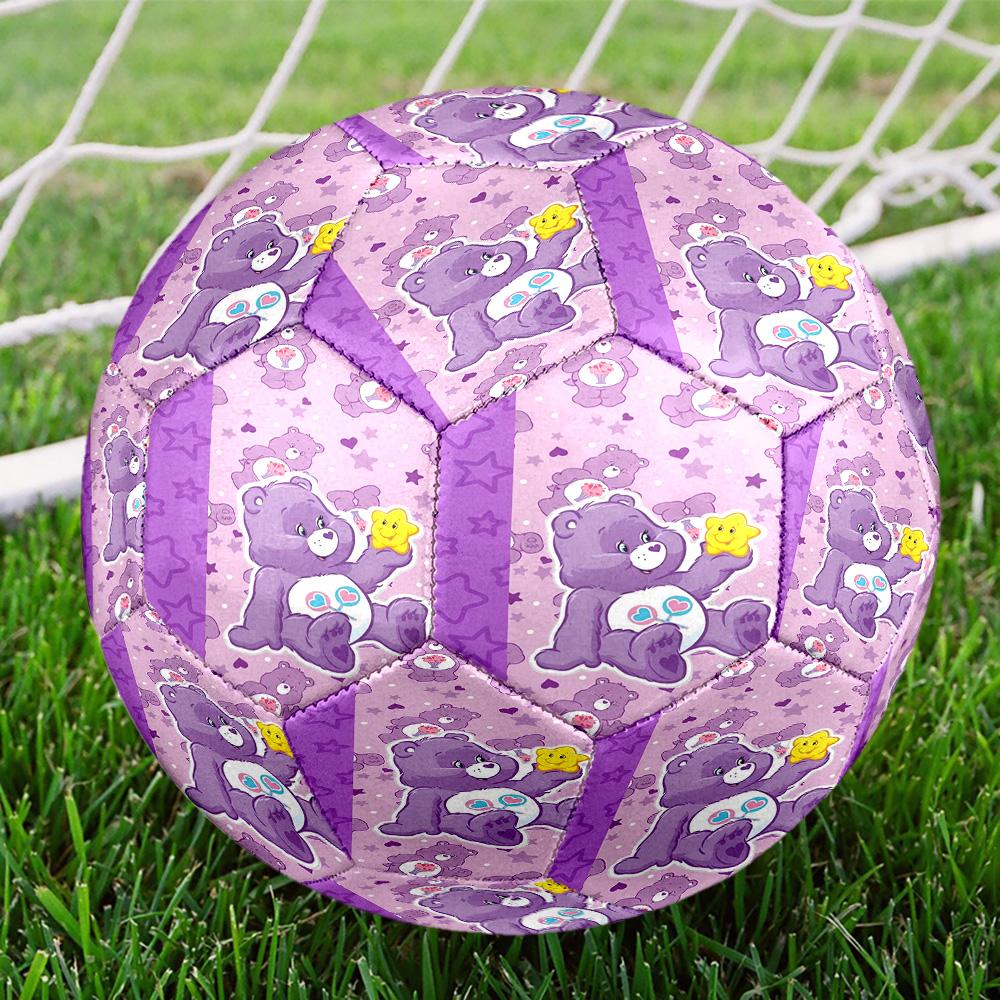 Care Bears Print Size 5 Soccer Ball, Standard Match Football for Sports Game and Team Practice, Ideal Gift for Soccer Fans