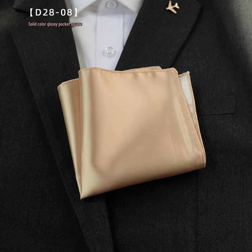 Retro Square Handkerchief: Men's Formal Scarf & Pocket Square Accessory