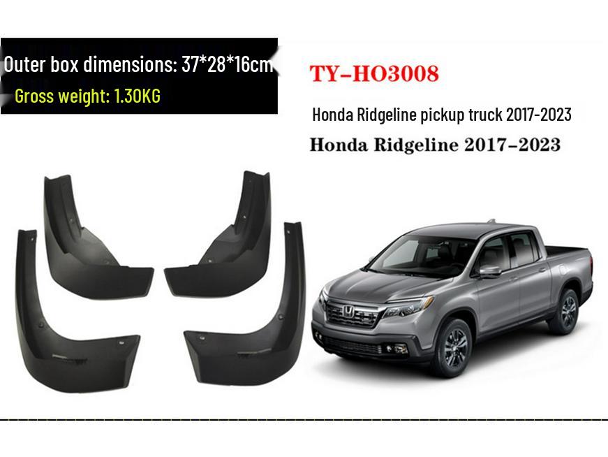 Mudguards for 2003-2006 Honda Pilot & 2007-2023 Ridgeline Pickup