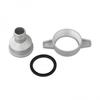 Efficient Aluminum Water Pump Connector with Rubber Gasket 1 3 Inch Sizes