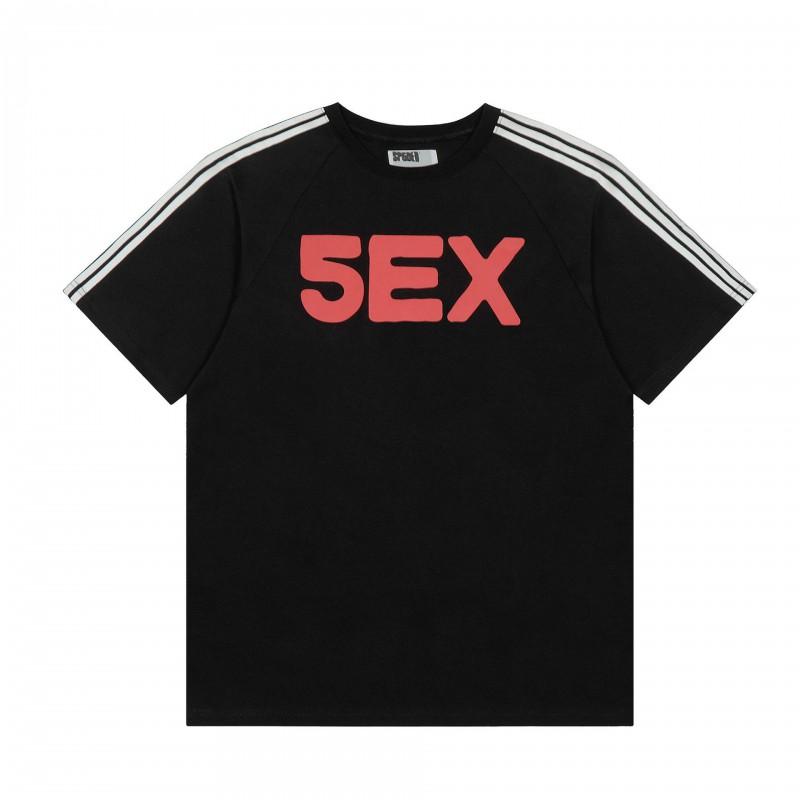 Spider Web Print Loose Fit Unisex Streetwear Short Sleeve T-Shirt Casual Cotton Tee Teens