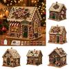 Craft Kits for Diamond Painting Enthusiasts 3D House Christmas Faux Pearl Art Kit, DIY Handmade Rhinestone Kit Creative Gift Mother Adults,