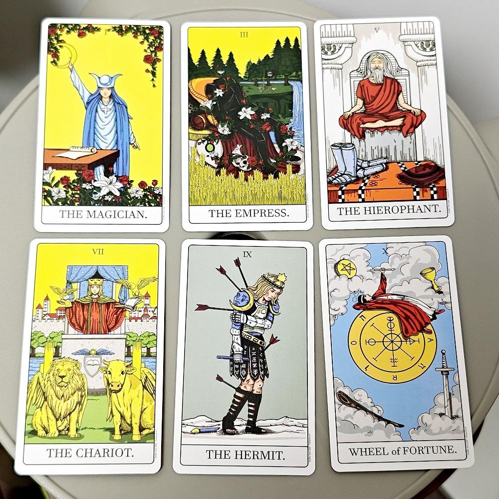 10.3*6cm Shuffle Tarot Collection B Shuffled World of RWS Tarot Deck 80 Pcs Cards A Creative Way of Telling A Story