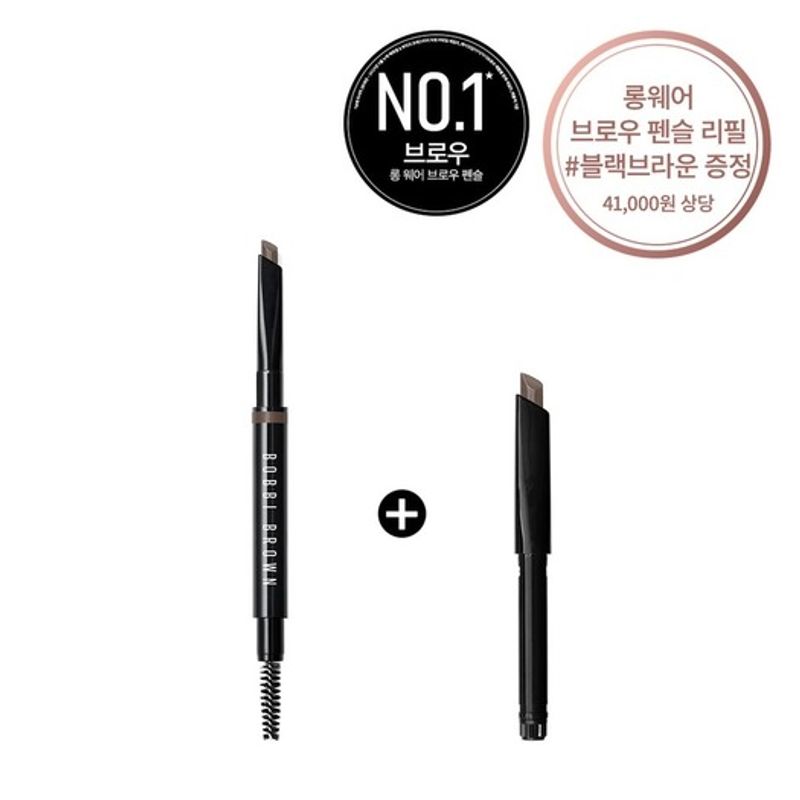 BOBBI BROWN Longwear Brow Pencil (+ Free Refill in Black and Brown) Neutral Brown