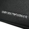 Emporio Armani Bonded Leather Y4R165 Y019V 81072 Men's Bi-fold Wallet, Black, [Used]