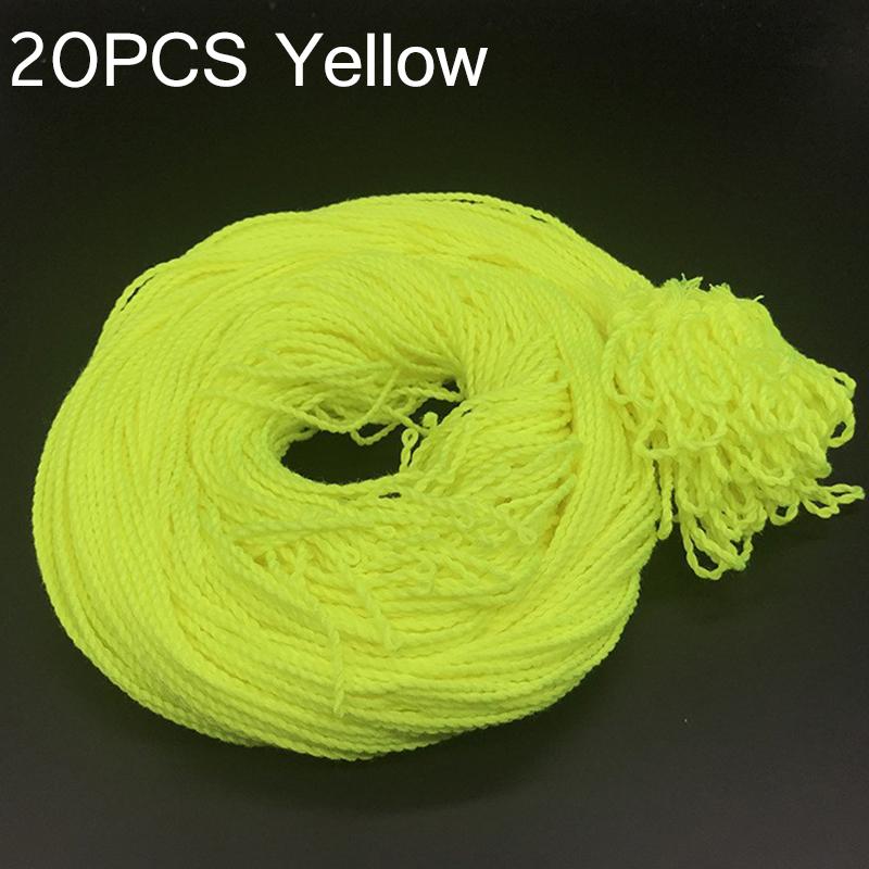 20pcs/Pack Muti-Color YoYo String Rope 105cm Length Polyester Cotton Rope Replacement Accessories Professional Practice Prop ZYF