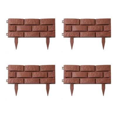 Interlocking Plastic Fence Panels For Outdoor Spaces Adjustable Light Weight Reusable Garden Yard Partition